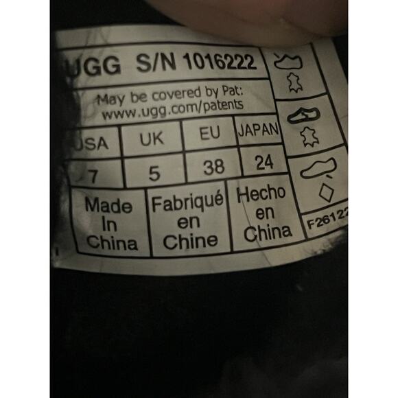 UGG Classic Mini II Boots Black •Women 7•Slip On Lined Ankle Winter 1016222 $170 - Picture 13 of 13